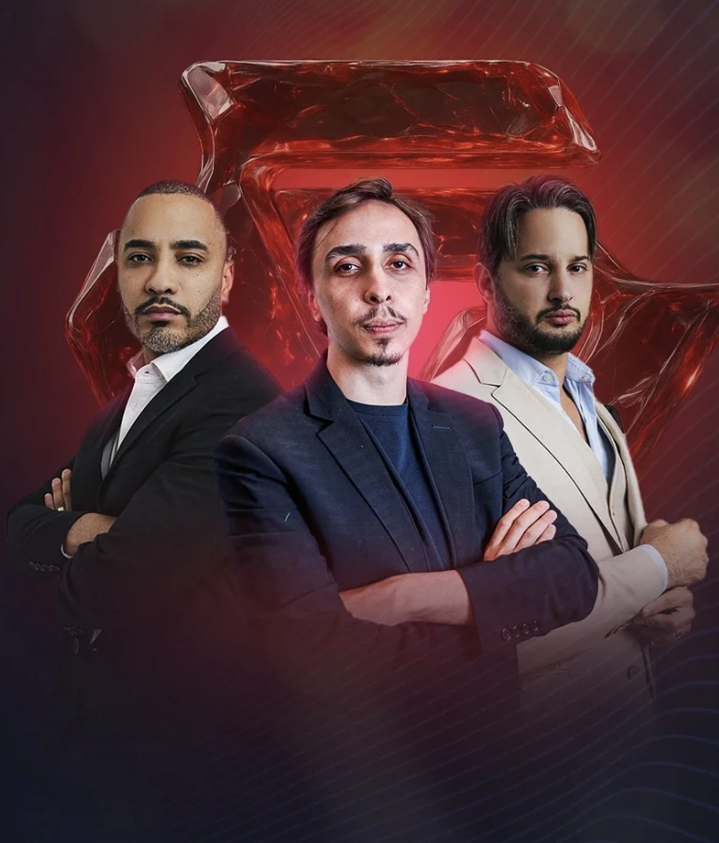 Vinícius de Sá, Yuri Barbosa e Matheus Matuta, sócios da Full Sales System