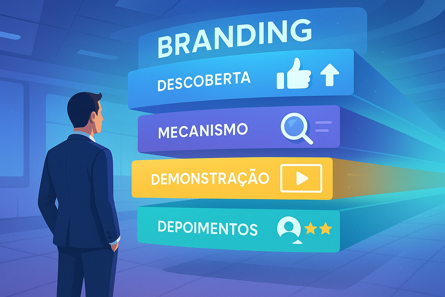 funil de branding