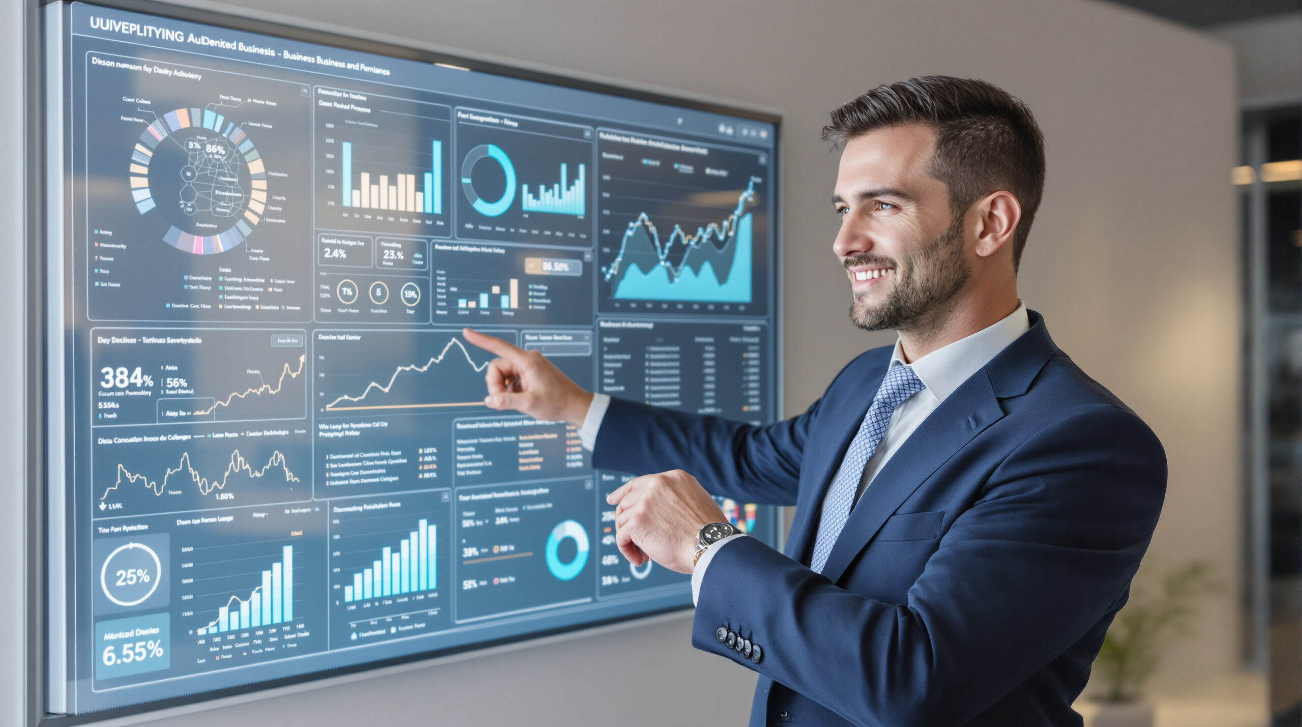 Profissional realizando diagnóstico de vendas B2B, analisando dados para otimizar processos e estratégias de vendas high ticket.